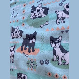 Pups Rule infant/baby minky blanket