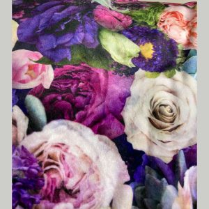 Peony minky couch/chair throw
