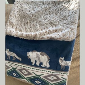 Denali southwestern theme minky throw
