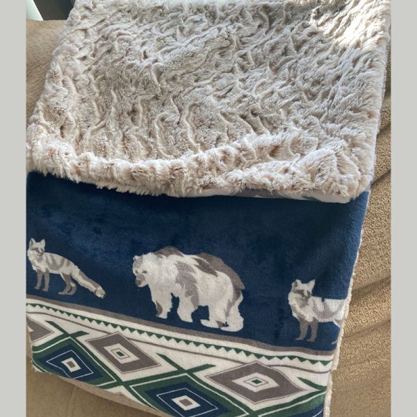 Denali southwestern theme minky throw