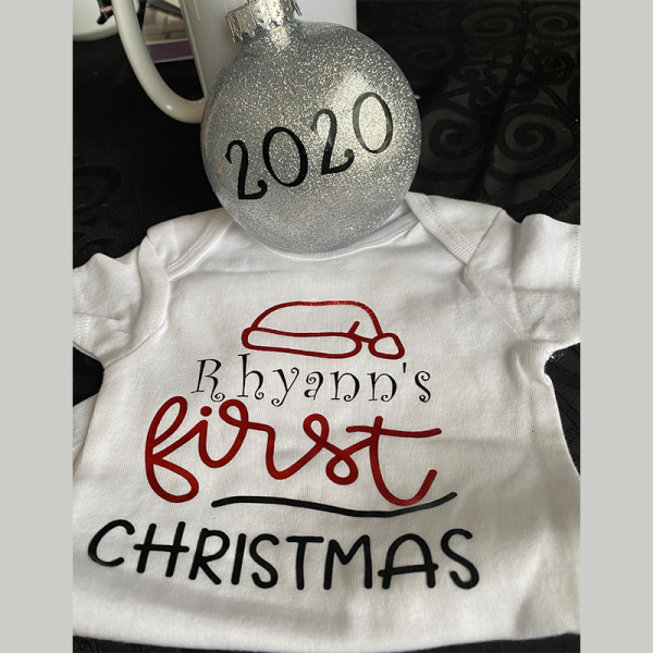 First Christmas Onesie & Ornament Set